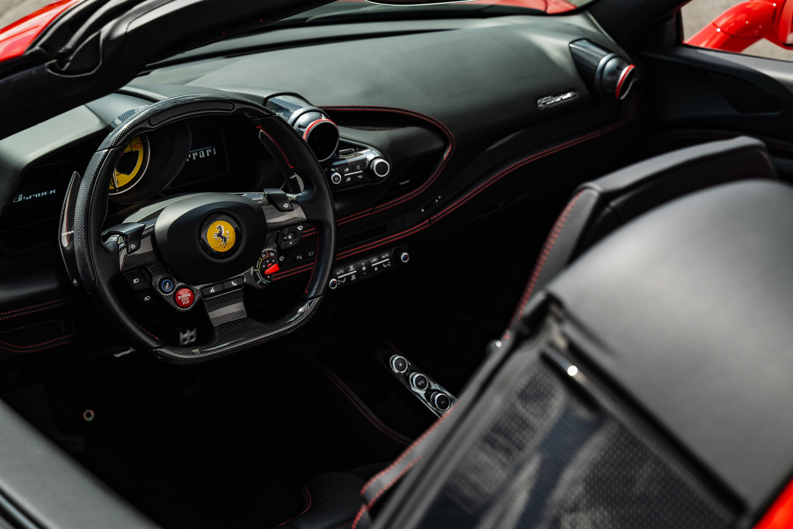 Ferrari F8 Spider Interior