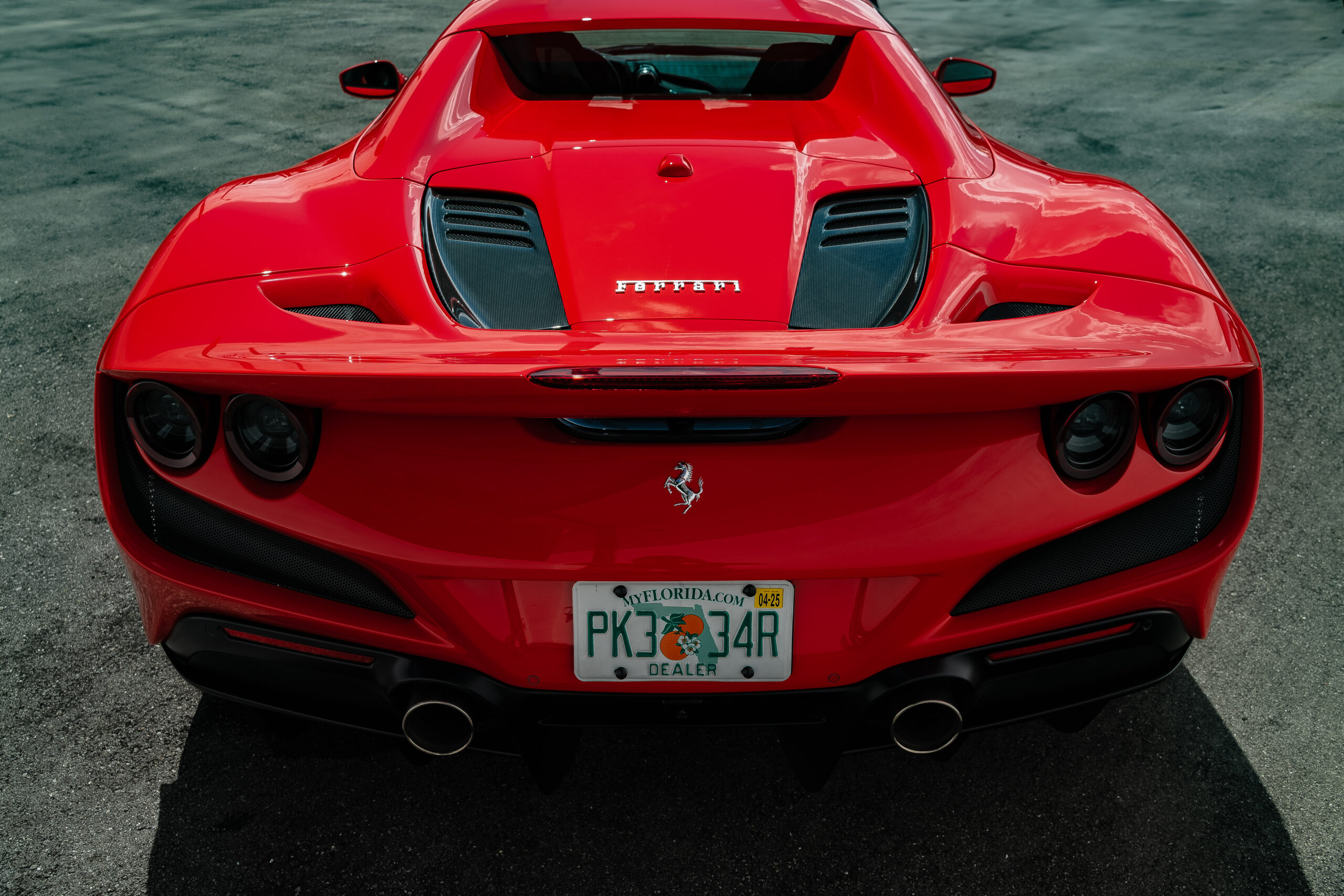 Ferrari F8 Spider Rear